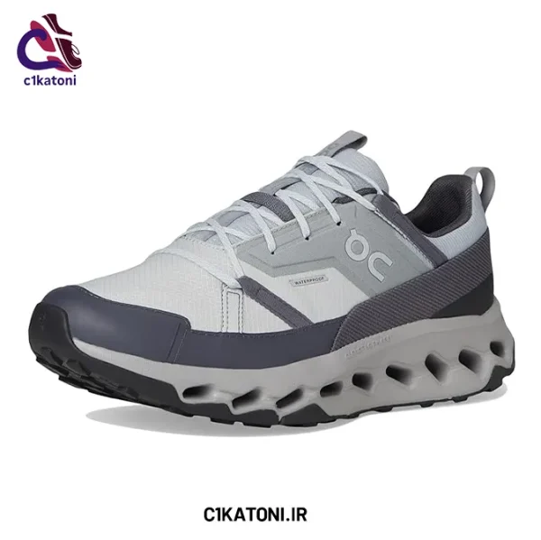 کفش کوهنوردی On Running مدل Cloudhorizon Waterproof رنگ Glacier Alloy