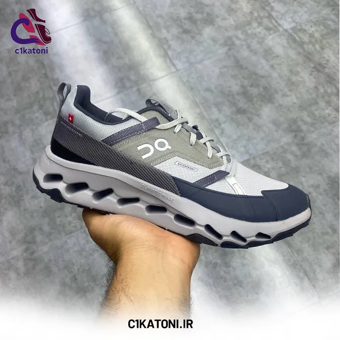کفش کوهنوردی On Running مدل Cloudhorizon Waterproof رنگ Glacier Alloy