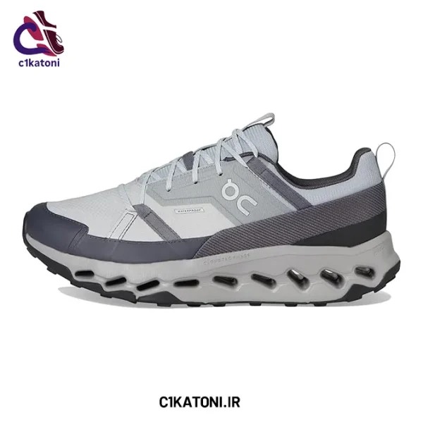 کفش کوهنوردی On Running مدل Cloudhorizon Waterproof رنگ Glacier Alloy