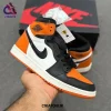 کتونی ایر جردن 1 ساقدار های نارنجی مشکی (Shattered Backboard)