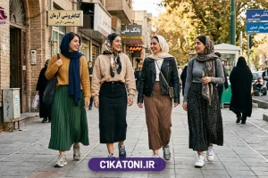 راهنمای استایل کتونی نیوبالانس با دامن در ایران