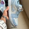 کتونی نایک جردن 1 بدون ساق لو رنگ آبی یخی طوسی (Jordan 1 Low)