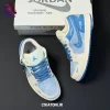 کتونی جردن وان لویی ویتون آبی سفید (Jordan 1 Low LV)