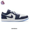 کتونی نایک جردن 1 لو سرمه ای آبی (Jordan 1 Low)